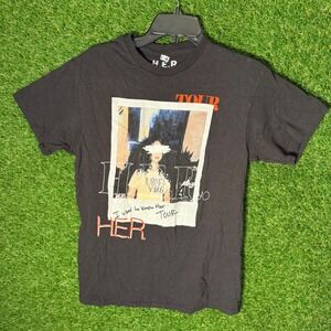H.E.R. Tour Graphic T Shirt Black Medium M Music R&B‎ Singer Concert Merch